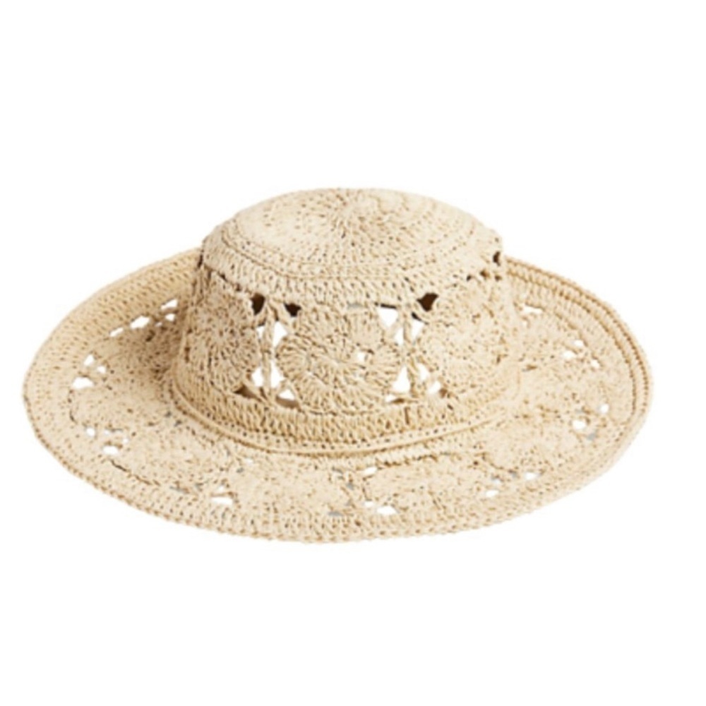 Ted BAKER Haris Floral Cut-Out Rafia
Hat